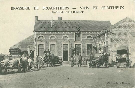 La brasserie Cuisset à Thiers. Aujourd’hui, les locaux sont occupés par les services techniques de la ville.
