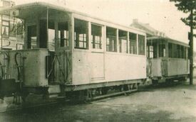 Le tramway à vapeur : Après le succès de la première ligne Valenciennes-Raismes (1880), on procède à la mise en service d’une seconde ligne jusque Bruay (1881).